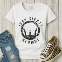 Iron Sights Alumni Boot Camp Shooting Marksmanship Veteran Women's T-Shirt thumb 3