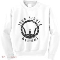 Iron Sights Alumni Boot Camp Shooting Marksmanship Veteran Kids Sweatshirt thumb 0