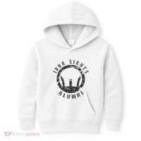 Iron Sights Alumni Boot Camp Shooting Marksmanship Veteran Kids Hoodie thumb 0