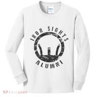 Iron Sights Alumni Boot Camp Shooting Marksmanship Veteran Kids Long Sleeve Shirt thumb 0