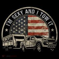 IM Sexy And I Tow It Ornament thumb 1
