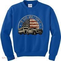 IM Sexy And I Tow It Kids Sweatshirt thumb 0