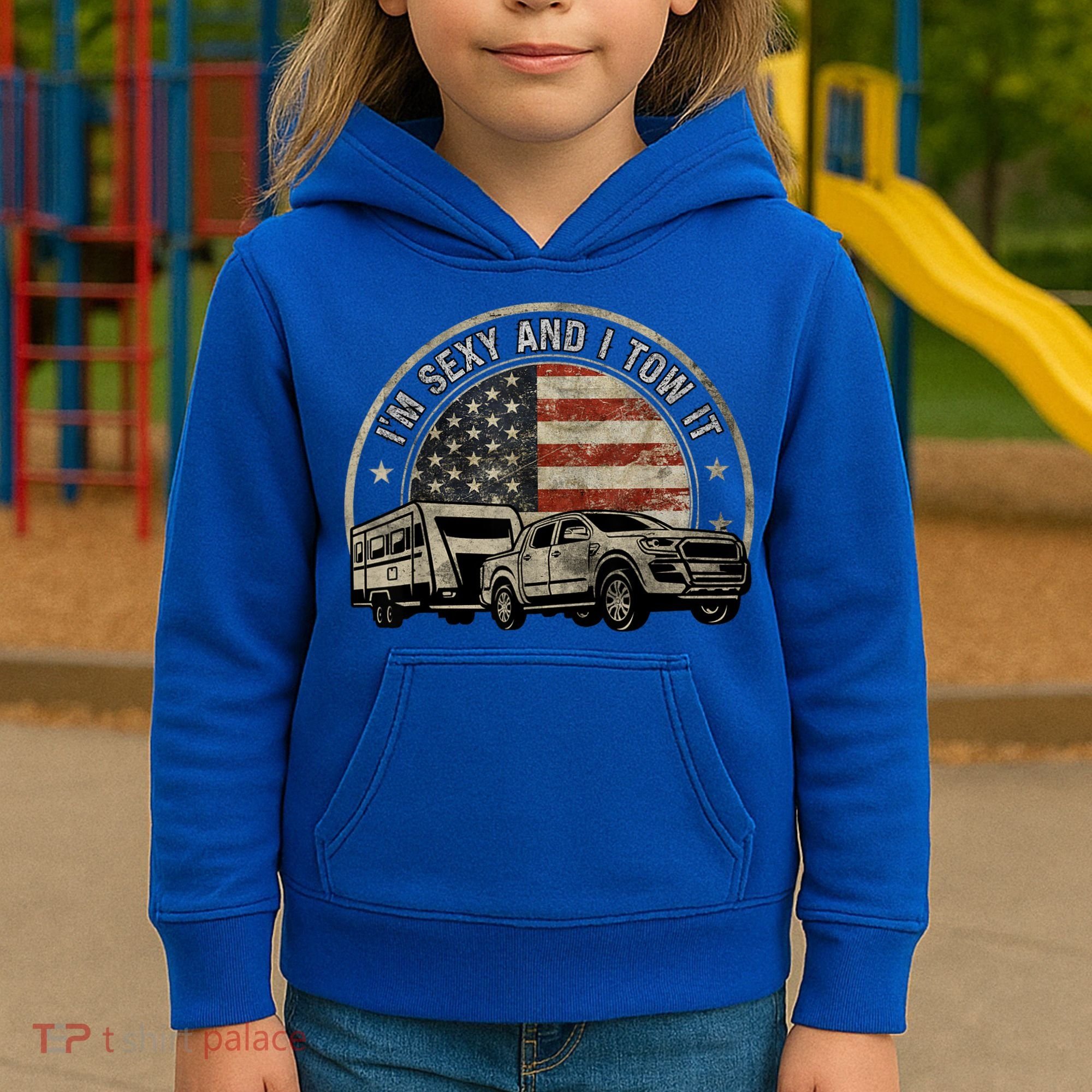 IM Sexy And I Tow It Kids Hoodie