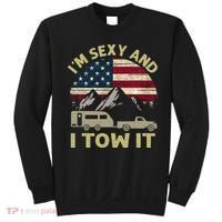 I'm Sexy And I Tow It Funny Caravan Camping RV Trailer Tee Sweatshirt thumb 0