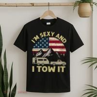 I'm Sexy And I Tow It Funny Caravan Camping RV Trailer Tee T-Shirt thumb 2