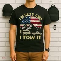 I'm Sexy And I Tow It Funny Caravan Camping RV Trailer Tee T-Shirt thumb 6