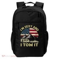 I'm Sexy And I Tow It Funny Caravan Camping RV Trailer Tee Backpack thumb 0