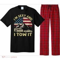 I'm Sexy And I Tow It Funny Caravan Camping RV Trailer Tee Pajama Set thumb 0