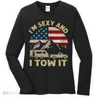 I'm Sexy And I Tow It Funny Caravan Camping RV Trailer Tee Women's Long Sleeve Shirt thumb 0