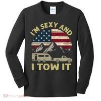 I'm Sexy And I Tow It Funny Caravan Camping RV Trailer Tee Kids Long Sleeve Shirt thumb 0