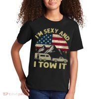 I'm Sexy And I Tow It Funny Caravan Camping RV Trailer Tee Kids T-Shirt thumb 2