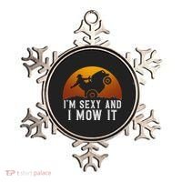 IM Sexy And I Mow It Lawnmower Lawn Mowing Gardener Ornament thumb 0