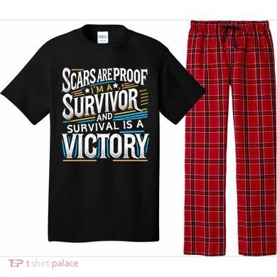 Inspirational Scars Are Proof IM A Survivor Surgery Pajama Set