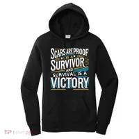 Inspirational Scars Are Proof IM A Survivor Surgery Women's Hoodie thumb 0