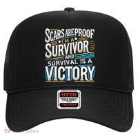 Inspirational Scars Are Proof IM A Survivor Surgery Hat thumb 0