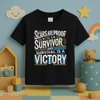 Inspirational Scars Are Proof IM A Survivor Surgery Toddler T-Shirt thumb 3