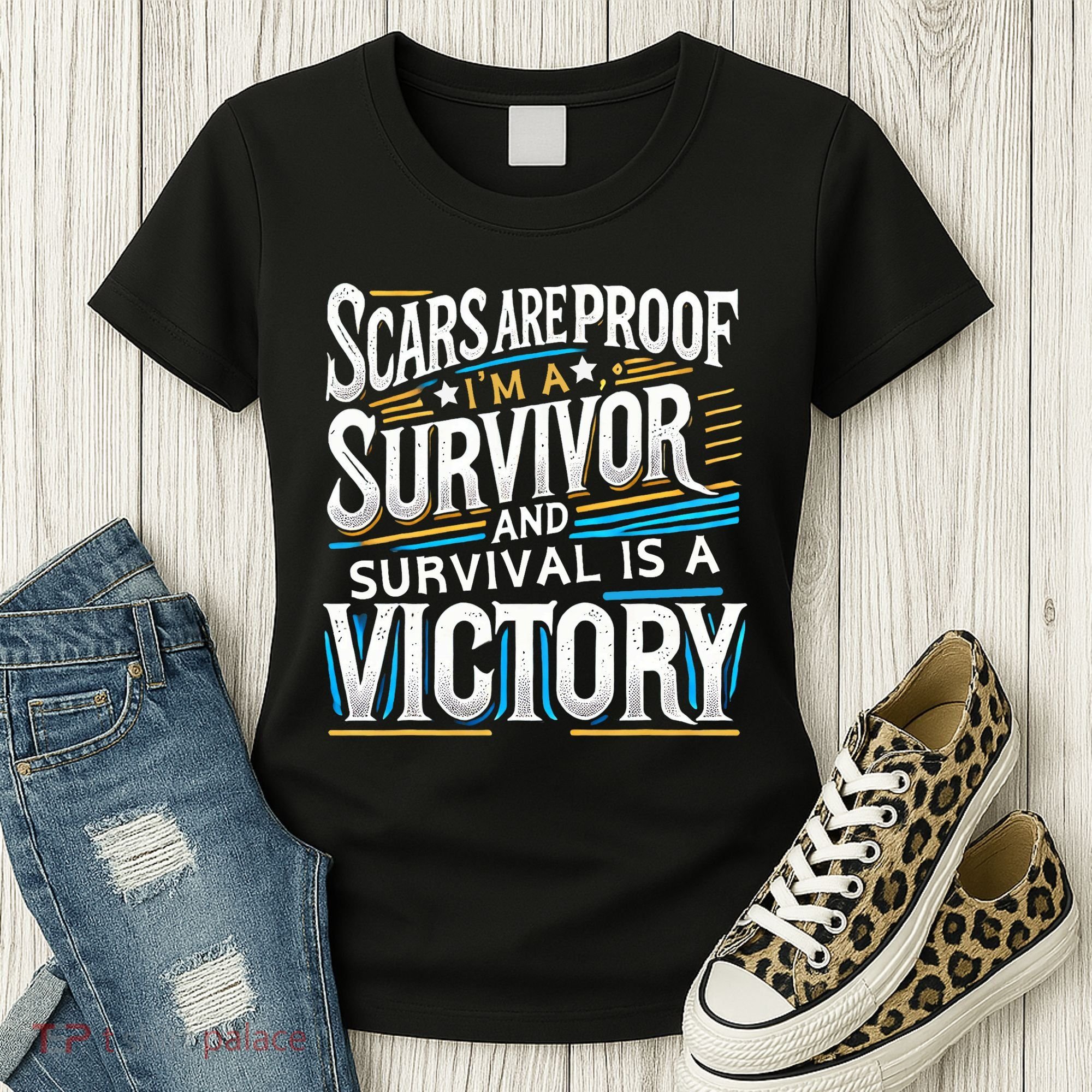 Inspirational Scars Are Proof IM A Survivor Surgery Women's T-Shirt