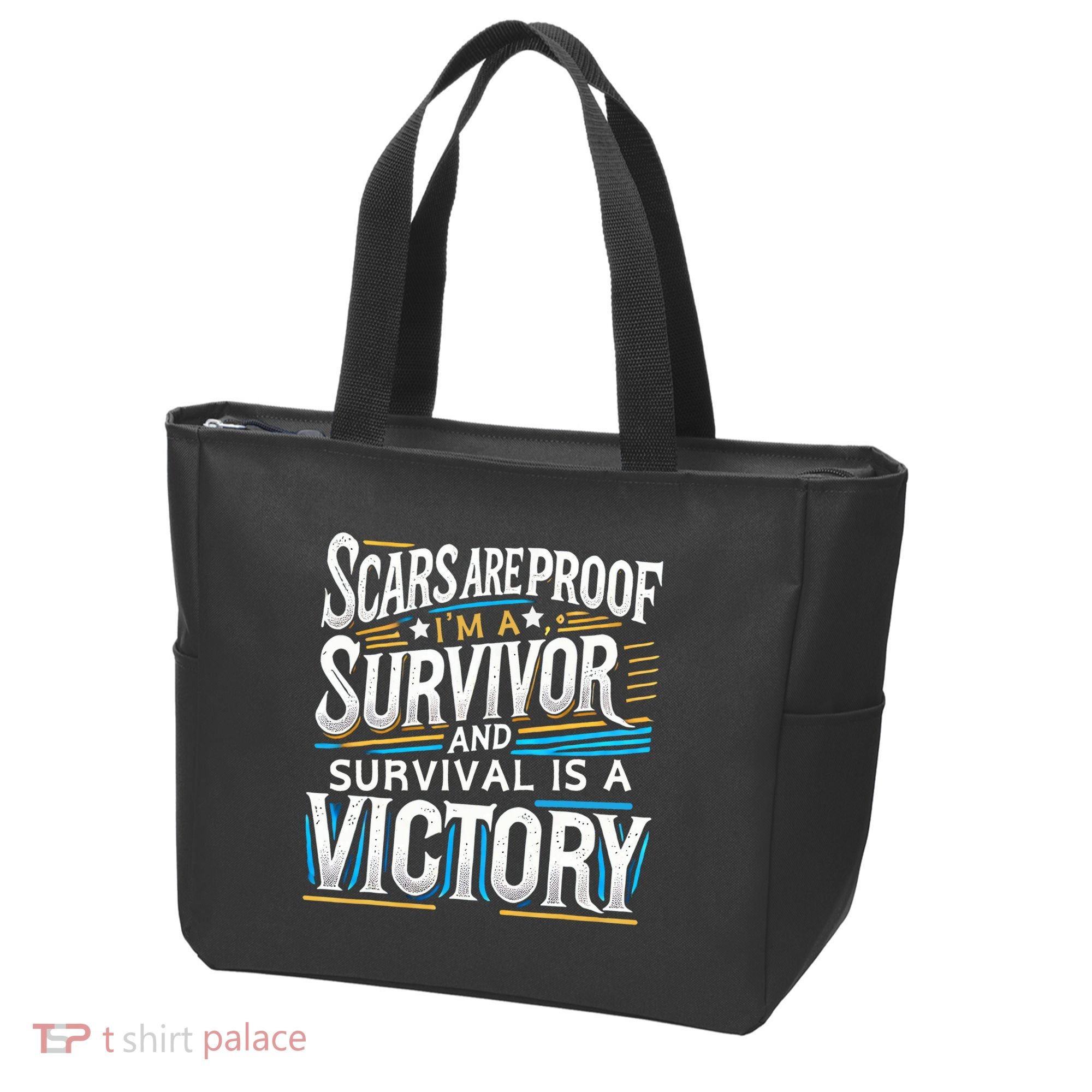Inspirational Scars Are Proof IM A Survivor Surgery Tote Bag