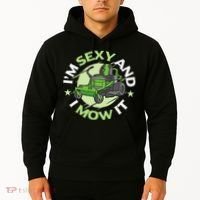 IM Sexy And I Mow It Funny Lawn Mowing Service Hoodie thumb 2
