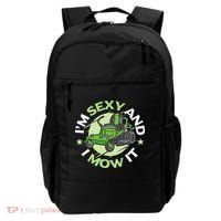 IM Sexy And I Mow It Funny Lawn Mowing Service Backpack thumb 0