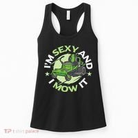 IM Sexy And I Mow It Funny Lawn Mowing Service Women's Tank Top thumb 0