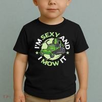 IM Sexy And I Mow It Funny Lawn Mowing Service Toddler T-Shirt thumb 2