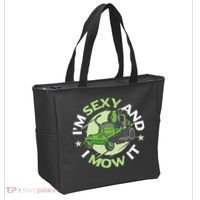 IM Sexy And I Mow It Funny Lawn Mowing Service Tote Bag thumb 2