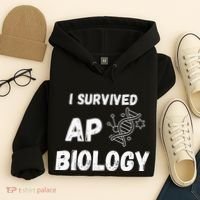 I Survived Ap Biology Ap Bio Exam Hoodie thumb 4
