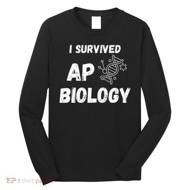 I Survived Ap Biology Ap Bio Exam Long Sleeve Shirt