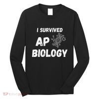 I Survived Ap Biology Ap Bio Exam Long Sleeve Shirt thumb 0