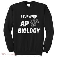 I Survived Ap Biology Ap Bio Exam Sweatshirt thumb 0