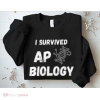 I Survived Ap Biology Ap Bio Exam Sweatshirt thumb 2