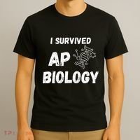 I Survived Ap Biology Ap Bio Exam T-Shirt thumb 3