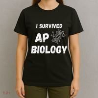 I Survived Ap Biology Ap Bio Exam T-Shirt thumb 4