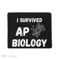 I Survived Ap Biology Ap Bio Exam Mousepad thumb 0