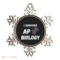 I Survived Ap Biology Ap Bio Exam Ornament thumb 0