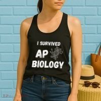 I Survived Ap Biology Ap Bio Exam Women's Tank Top thumb 2