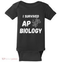 I Survived Ap Biology Ap Bio Exam Baby Bodysuit thumb 0