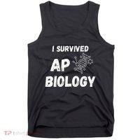 I Survived Ap Biology Ap Bio Exam Tank Top thumb 0