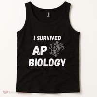 I Survived Ap Biology Ap Bio Exam Tank Top thumb 2