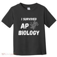 I Survived Ap Biology Ap Bio Exam Toddler T-Shirt thumb 0