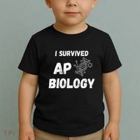 I Survived Ap Biology Ap Bio Exam Toddler T-Shirt thumb 2