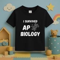 I Survived Ap Biology Ap Bio Exam Toddler T-Shirt thumb 3