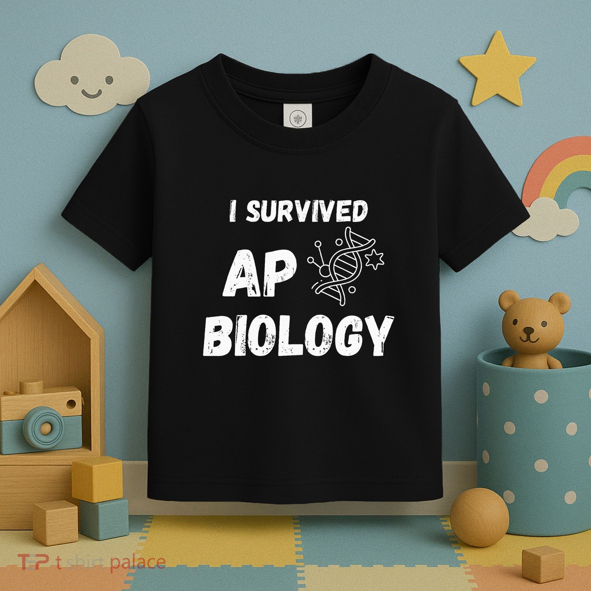 I Survived Ap Biology Ap Bio Exam Toddler T-Shirt