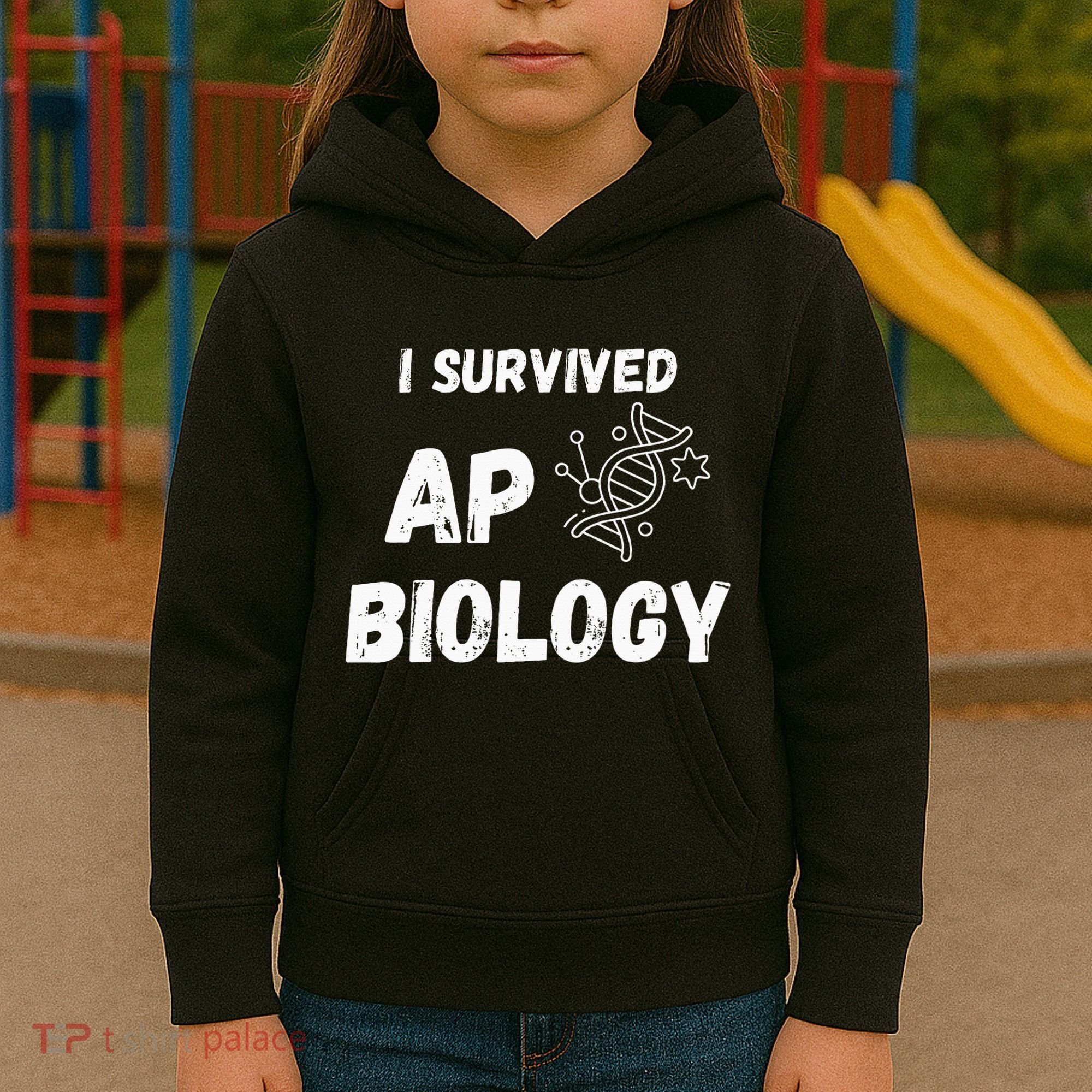 I Survived Ap Biology Ap Bio Exam Kids Hoodie