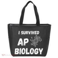 I Survived Ap Biology Ap Bio Exam Tote Bag thumb 0