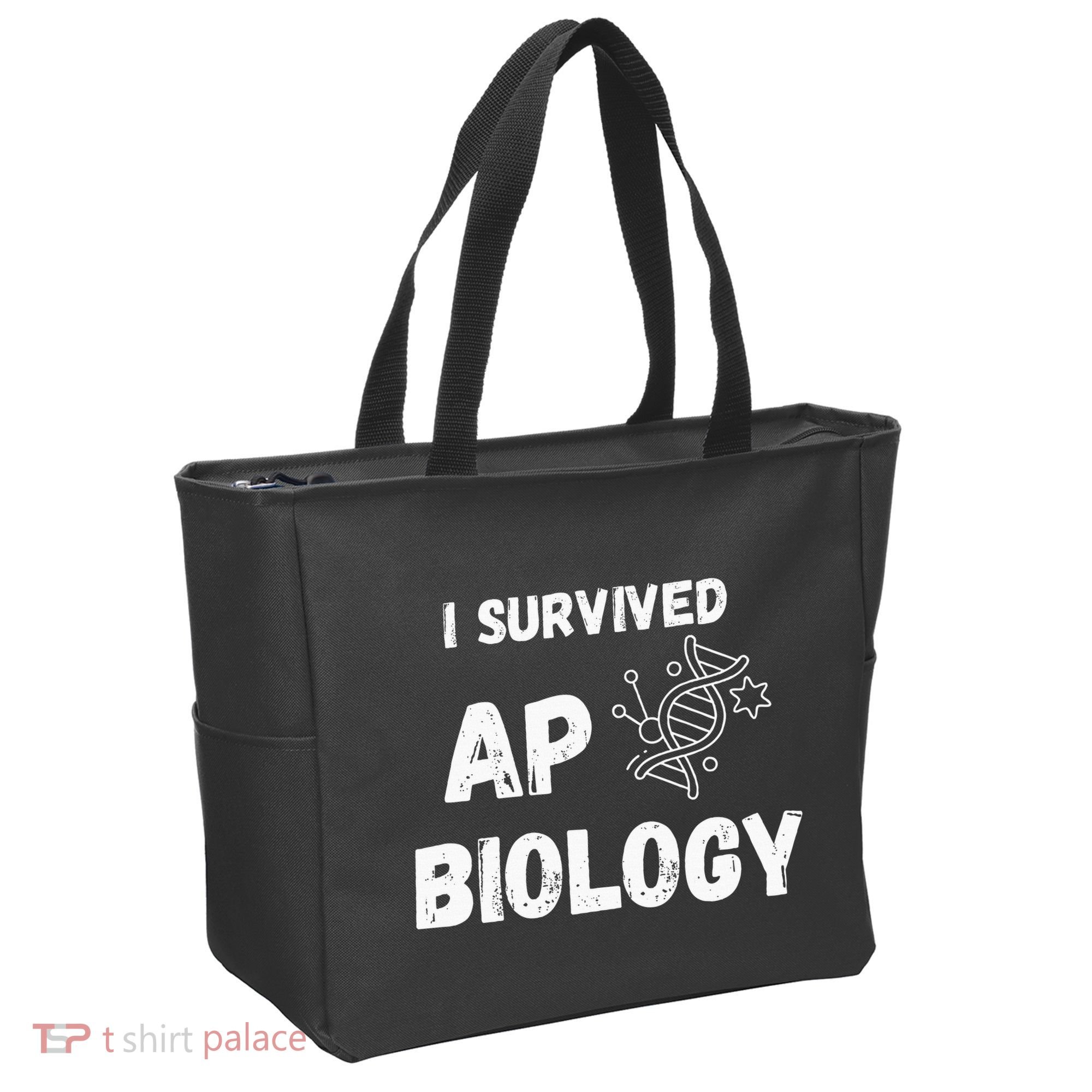 I Survived Ap Biology Ap Bio Exam Tote Bag