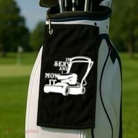 IM Sexy And I Mow It Golf Towel thumb 2