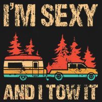 IM Sexy And I Tow It Bigfoot Camp Trees Hike Hiking Camping Toddler Hoodie thumb 2