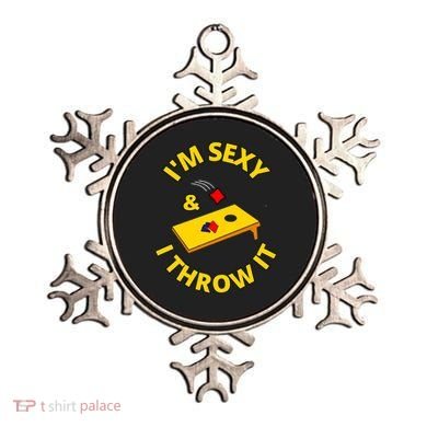 I'm Sexy And I Throw It Cornhole Bean Bag Sacks Corn Hole Premium Ornament